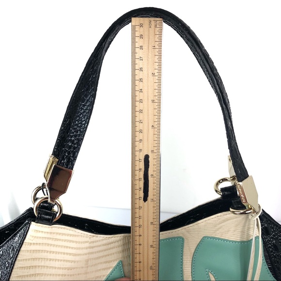 New Brahmin Green Black shoulder bag - Picture 8 of 8